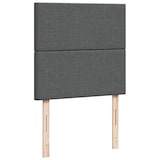 thumbnail of vidaXL Boxspringbett mit Matratze Dunkelgrau 90x190 cm Stoff