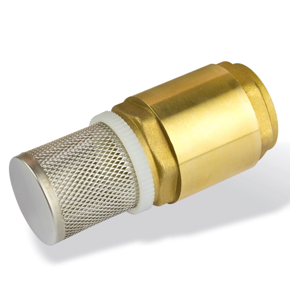 Messing Fußventil 1 1/2 Zoll DN40 Saugfilter Saugkorb Ansaugfilter Saugschlauch