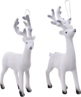 thumbnail of 1 Hirsch Christbaumschmuck Kunststoff Rentier Christbaumanhänger Weihnachtsbaum