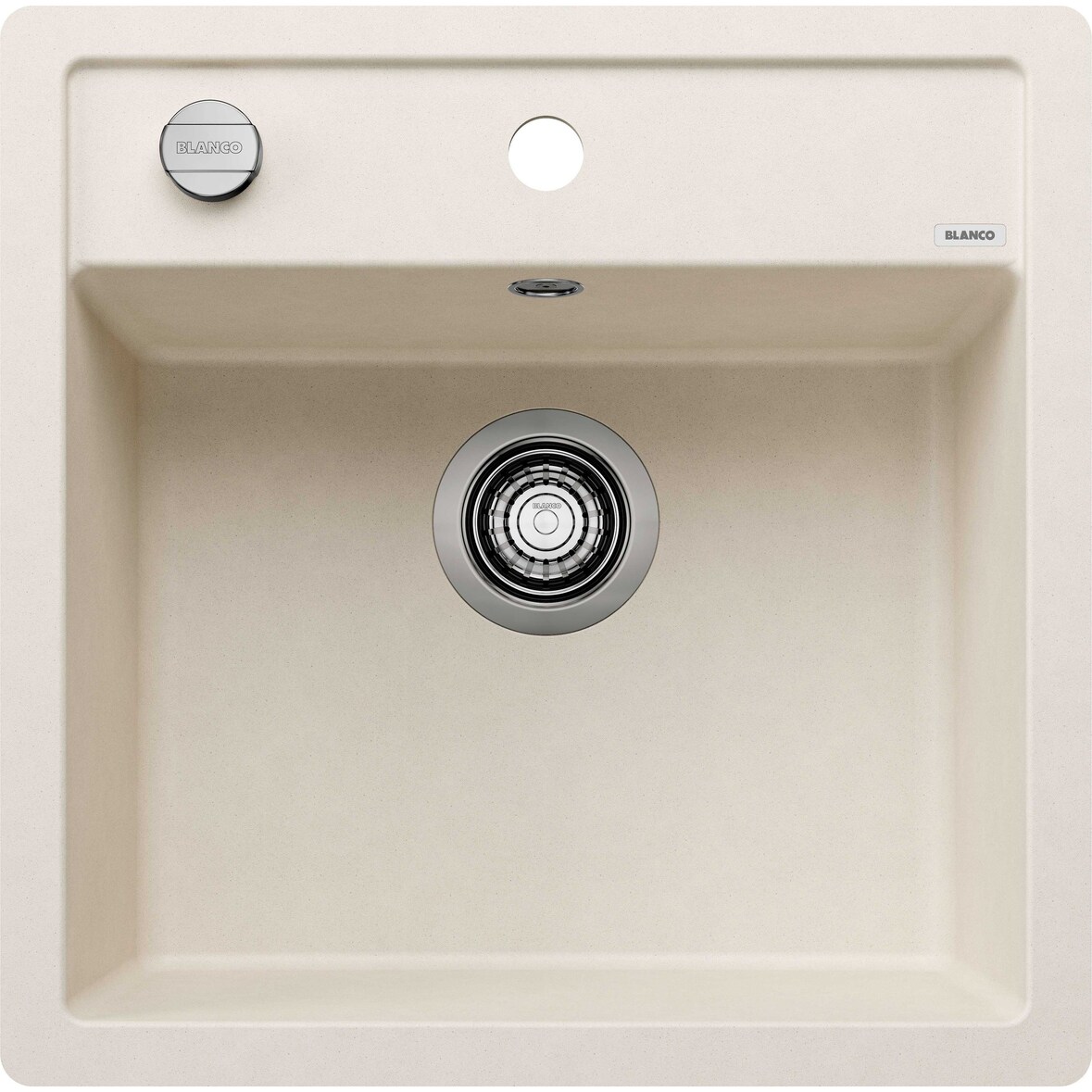 BLANCO DALAGO 5-F Einbauspüle SILGRANIT softweiß ab 50 cm Excenter