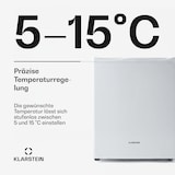 thumbnail of Happy Hour Minibar 5-15°C EEK G lautlos 23dB LED-Licht Weiß