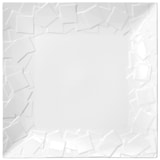 thumbnail of In Situ - Assiette plate carrée Mozaik blanc 30 x 30 cm x4
