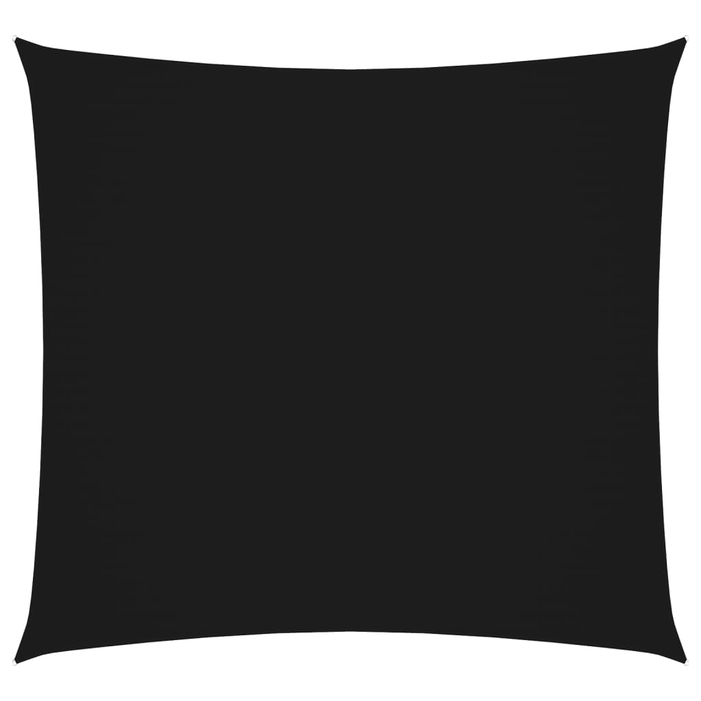 Vela parasole quadrata in tessuto oxford 6x6 m nera modello Sirius Advance