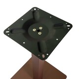thumbnail of Vacchetti Base tavolo in acciaio "Leo" marrone corten quadro cm40x40h72 tubo cm6x6