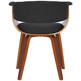 thumbnail of Chaise de Salle à Manger Bruce Noir /Noyer