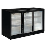 thumbnail of Polar G-serie 3-deurs barkoeling met schuifdeuren zwart 330L
