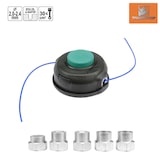 thumbnail of GŁOWICA ŻYŁKOWA Z 5 ADAPTERAMI