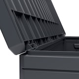 thumbnail of Caixa de Arrumação Exterior 350L - Jardim Peito Cinzento 118.5x52x57cm - Alças de Transporte - ArtPlast Resistente à Água