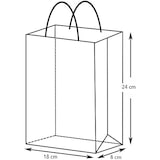 thumbnail of DeinPack Papiertüten aus Kraftpapier - Rot 25 x rote Papier Tüten 18 x 8 x 24 cm