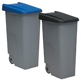 thumbnail of WellHome - Conjunto de Caixotes do lixo Fechados 110L Azul e Preto 88cm