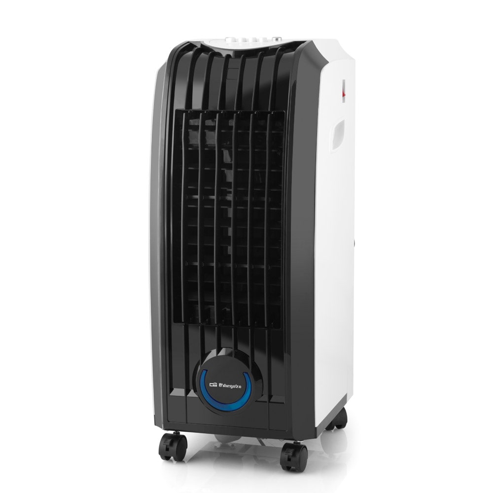 Orbegozo climatizador evaporativo AIR 45, depósito 4 litros, 3 velocidades, purifica el ambiente, acumuladores de frío, 60 W