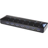 thumbnail of Renkforce 7+2 Port USB 3.2 Gen 1-Hub (USB 3.0) mit Schnellladeport, mit Status-LEDs Schwa RF-3806034