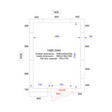 thumbnail of Chefgastro Kühl- und Frierzelle - 120mm BxTxH 1800x2400x2200mm