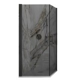 thumbnail of Box Doccia Fumè H200 Doppia Battente Profili Neri - 70x90