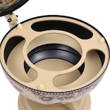 thumbnail of vidaXL Globus-Minibar Flaschenregal Eukalyptusholz Weiß