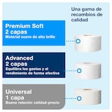 thumbnail of TORK | Dispensador de Papel Higiénico Mini Jumbo Negro T2 (cod. 555008)