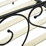 thumbnail of vidaXL Himmelbett-Gestell Schwarz Metall 140 x 200 cm