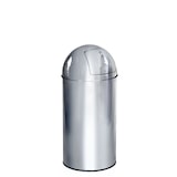 thumbnail of Abfallsammler / Mülleimer PUSH 35L chrom hjh OFFICE