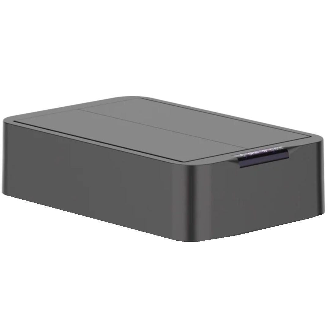 Kitchen Move Couvercle de poubelle automatique SILVERLAKE Noir Plastique Noir