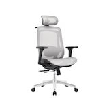 thumbnail of OfficeSense OS150 Ergonomische Bureaustoel – Mesh Office Chair – 4D Armleuningen – Verstelbare Zitdiepte – NEN1335 – Hoofdsteun – Grijs