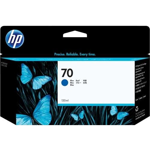 HP 70 Blau Druckerpatrone, 130 ml