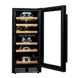 thumbnail of Vinata Martino Wijnklimaatkast Vrijstaand of onderbouw - Zwart - Wijnkoelkast 30 flessen - 84.6 x 38 x 58.5 cm - Wijnkast glazen deur