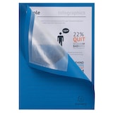 thumbnail of Exacompta - Réf. 50102E - Carton de 400 chemises à fenêtre Forever® 120 g/m²- dim 22 x 31 cm pour A4 - couleur bleu vif