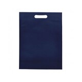 thumbnail of MONOUSO - Vliesstofftasche Gestanzten Griffen Marinblau 30+10x40cm (25 Stück)