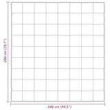thumbnail of vidaXL Ganzjahresbettdecke Silber 240 x 200 cm Satin und Mikrofaser