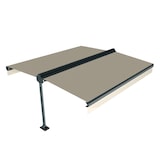 thumbnail of Store double pente Bayamo 5,37x2x3,00 M (Manuelle - Gris Anthracite - Ecrue) Intersun