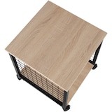 thumbnail of tectake Mesa auxiliar Gary 40x40x48cm  Madera Industrial Clara, Roble Sonoma