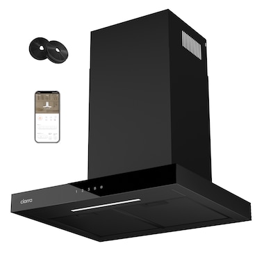 CIARRA A+++ 650 m³/h Exaustor 60 cm Capô de Parede WIFI + APP & Controle Touch Boost VMB6102