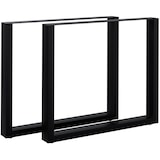 thumbnail of Lot de 2 pieds de table Ilkan Noir /80 cm