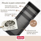 thumbnail of Moule à cake extensible de 28 à 40 cm Zenker Pure