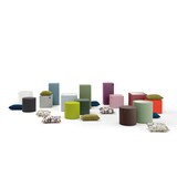thumbnail of Lyxo Design - Tavolino Quadrato Blok da Esterno e Interno in Polietilene colore Perla 55x55x55 cm TA420-0550M1