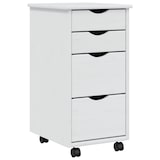 thumbnail of vidaXL Ladekast MOSS verrijdbaar massief grenenhout wit