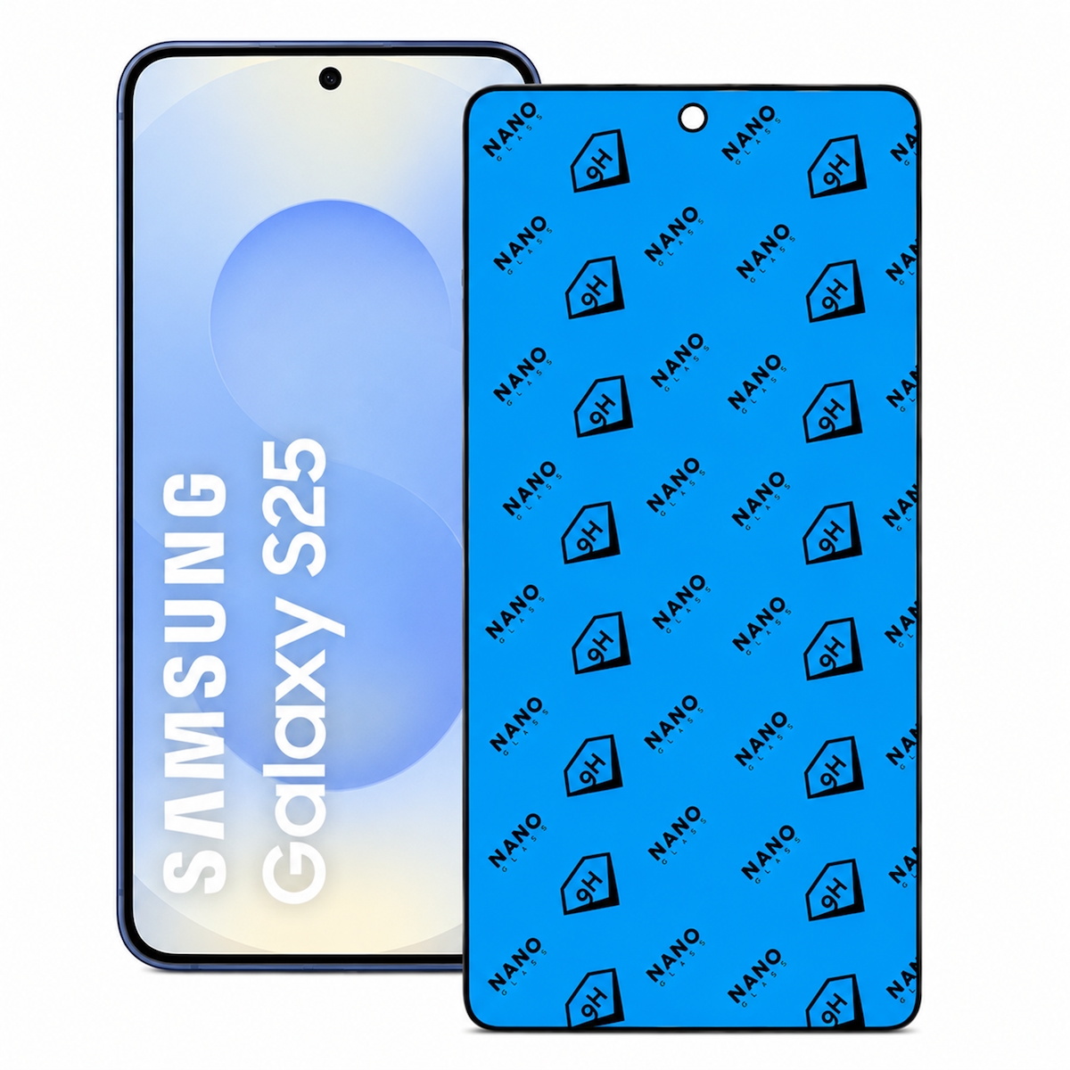 2x 9H Panzerglas für Samsung Galaxy S25 Nano-Glass HD klar Displayschutz Schutzglas Hartglas Screen-Protector