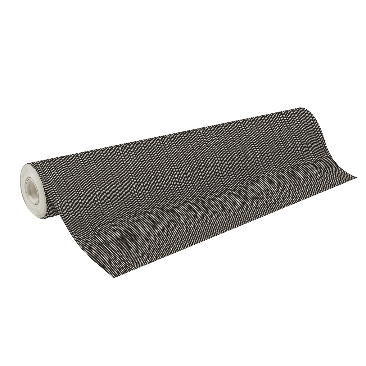 Clairefontaine Geschenkpapierrolle Alliance 60g 50x0,70m, Streifen schwarz/weiß - Schwarz & Weiß 211946C