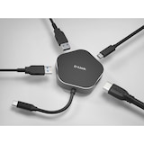 thumbnail of D-Link DUB-M420 USB-C 4-Port USB 3.0 Hub mit HDMI und USB-C Ladeanschluss