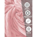 thumbnail of 2 Stück Winter Teddyplüsch Spannbettlaken 120-130x200cm Rosa flausch kuschelig