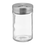 thumbnail of Relaxdays Gewürzstreuer, 12er Set, 3 Streugrößen, Gewürze & Kräuter, Gewürzgläser, Glas & Edelstahl, silber/transparent