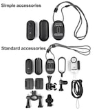 thumbnail of Caméra Sport Mini 1080P WiFi Ultra Grand Angle Pour Aventures Extrêmes Noir YONIS