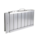 thumbnail of Auffahrrampe aus Aluminium, klappbar, Länge 600 mm, BxH 700x35 mm, geklappt 360 mm breit, Tragkraft 270 kg, Gewicht 4,7 kg