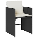 thumbnail of vidaXL 11-tlg. Garten-Essgruppe mit Kissen Schwarz Poly Rattan