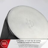 thumbnail of MAGEFESA JAMAICA BLACK Cafetera Italiana o Moka de 9 Tazas Fabricada en Aluminio Extra Grueso, Con Asa Resistente al Calor y Apta en Cualquier Cocina