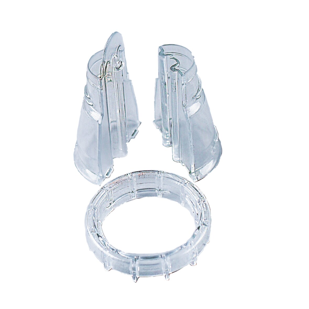 Schneider - Adapter Doppelt für Tüllen, transparent, 3-tlg., Polycarbonat