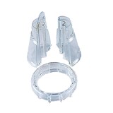 thumbnail of Schneider - Adapter Doppelt für Tüllen, transparent, 3-tlg., Polycarbonat