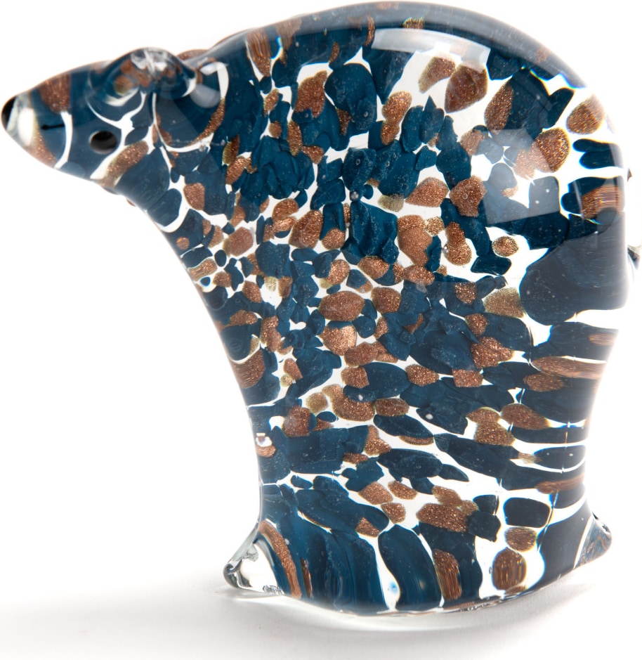 Eisbär Schwefelmücke - Blau Anderes Amadeus Glas 6x11.5 cm