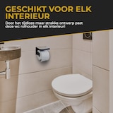 thumbnail of HGMD WC Rolhouder met Plankje - Zwart - Zelfklevend / Boren / Zonder Boren - Toiletrolhouder zwart - Toiletrolhouder zonder boren