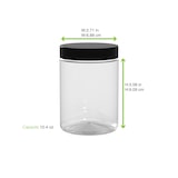 thumbnail of ECOLOMIQUE - 225 Pcs - Bocal Bokotwist en plastique PET - 300 ml, Ø69 mm, Hauteur: 91 mm - ECO294DELI300